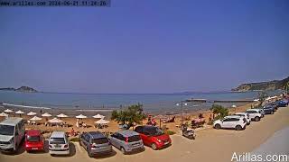 20240621 Arillas Corfu Live Webcam [upl. by Culley397]