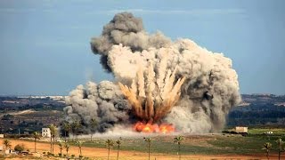 Big story Mother of all bombs hits ISIS caves [upl. by Laikeze845]