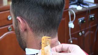 Barber Tutorial How to Shape Up a Round Hairline [upl. by Anicul]