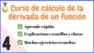 Cómo calcular Derivadas  Aprende desde cero 4 [upl. by Fidela]