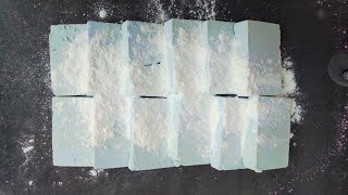 Blue Bars Chalk Crush  Gym Chalk Crushing ASMR  Oddly Satisfying [upl. by Nnaeerb]