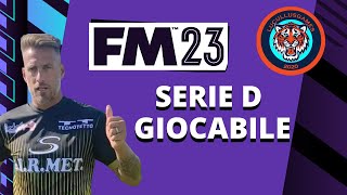 COME GIOCARE IN SERIE D SU FM23  FOOTBALL MANAGER 2023 DATABASE TUTORIAL [upl. by Fai955]