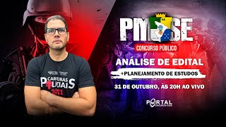 CONCURSO PMSE ANÁLISE DE EDITAL  PLANEJAMENTO DE ESTUDOS [upl. by Eelamme]