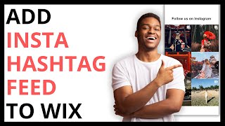 How to Add Instagram Hashtag Feed to Wix Website QUICK GUIDE [upl. by Finnie]