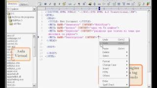 EditPlus  Editor HTML  Lección 0001 [upl. by Kemp364]
