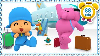 ✈️ POCOYO ITALIANO Viaggi in Aereo 88 min  VIDEO e CARTONI ANIMATI per bambini [upl. by Demahum752]