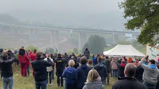 Sprengung Autobahn A45 Brücke Siegen  Eisern 18102020 11 Uhr [upl. by Hahnert]