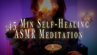 45 Min Self Healing ASMR Meditation  Scalar Energy Discovery  Aura  Meridians  Chakras [upl. by Laband204]