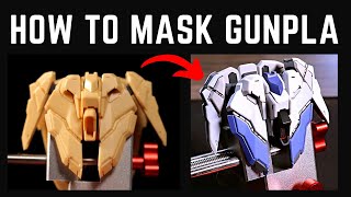 How to Mask Gunpla  2 Techniques For Flawless Masks [upl. by Atinoj45]