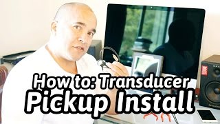 Improve Your Amplified Classical Guitar Sound Transducer Pickup Installation Guide [upl. by Loginov]