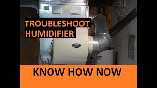 How to Troubleshoot a Whole House Humidifier [upl. by Otnicaj]