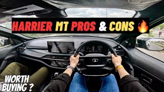 2024 Harrier MT Pros amp Cons  New Tata Harrier 2024  Watch Before You Buy [upl. by Caprice]