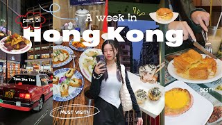 HONG KONG VLOG ✨ pt 1 MUST VISIT Cha Chaan Teng local restaurants amp picturesque spots 💖 engindo [upl. by Alit711]