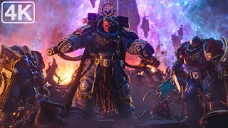 Battle of Demerium｜Space Marines Vs Forces of Chaos｜Warhammer 40K Space Marine 2｜Ending｜4K [upl. by Cindra592]