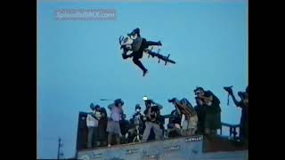 Jay Miron Bicycle Stunts Finals Vert BMX Freestyle Halfpipe Competition Florida 1995 Mid School [upl. by Evvy]