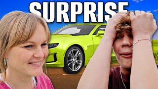 We SURPRISE our 17 Year Old SON with a CAR emotional [upl. by Chil]