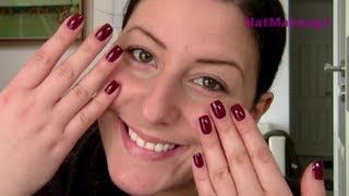 Meine Nagel Routine  Feilen Tips und Nagellack auftragen [upl. by Alyek]