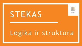 4 Logika ir struktūra buhalterinės apskaitos programoje STEKAS apskaita  LITS [upl. by Tannie]