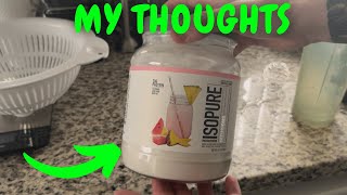 ONLY Review Needed  Isopure Protein Powder [upl. by Rede]