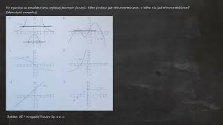 3117 Na rysunku są przedstawione wykresy pewnych funkcji Która funkcja jest różnowartościowa a [upl. by Lisk324]