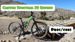 Canyon Spectral 29 ReviewPros and Cons [upl. by Ahel294]