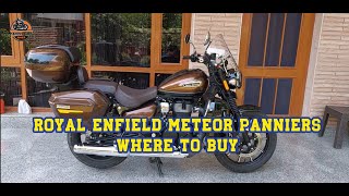 Where to Buy Panniers for Royal Enfield Meteor  Answered [upl. by Anh]