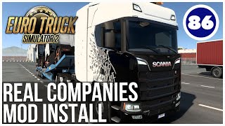 ETS2  How to Install Real Companies Names  Euro Truck Simulator 2 Career  Episode 86  Tutorial [upl. by Akered]