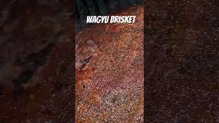 Wagyu Brisket Midnight check and things look perfect brisket texasbbq bbq shorts chef foodie [upl. by Nirat]