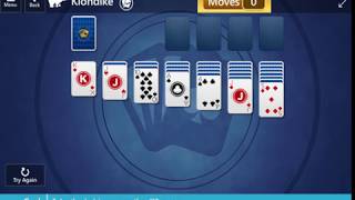 Star Club\Klondike\Hard I Solve the deck in no more than 110 moves [upl. by Gilburt]