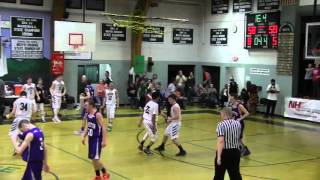 NH Sports Page Basketball D4 Quarter Finals Groveton vs Sunapee Highlights 3316 [upl. by Marienthal]