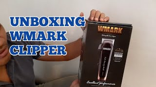 WMARK CLIPPER UNBOXINGKM BARBER TOOLS PH [upl. by Berliner897]