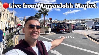 Live from Marsaxlokk Market Malta🇲🇹 [upl. by Yelsa]