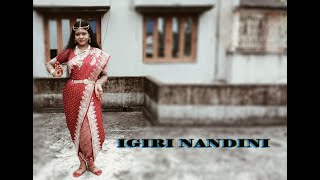 Aigiri Nandini  Dance cover  Mahalaya Special  Dance with Pritha [upl. by Ariel180]