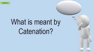 What Is Meant By Catenation [upl. by Iline]