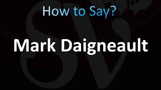 How to Pronounce Mark Daigneault Correctly [upl. by Sices349]