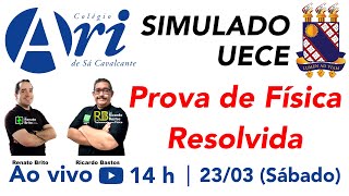 Comentário do SIMULADO UECE 20242  Ari de Sá  com Ricardo Bastos e Renato Brito [upl. by Ardnuasak874]