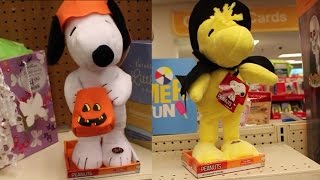 Animatronic Snoopy Halloween amp Woodstock Figures  Peanuts Theme Song Snoopy Song Snoopy cartoons [upl. by Haiasi320]