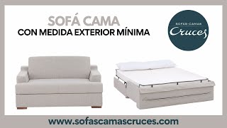 Sofá Cama de Medida Exterior Mínima  Soluciones para Casas o Habitaciones Pequeñas [upl. by Selmore729]