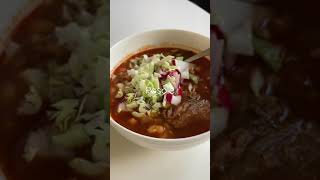 How to make Pozole Rojo  Easy Pozole for beginner  El Pato sauce [upl. by Shirline868]