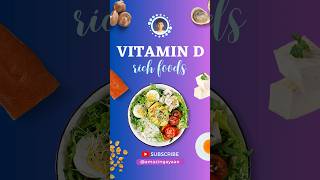 Top 10 Vitamin D Rich Foods List Superfoods 🥗🔥 [upl. by Ramal]