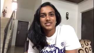 Pleasure meeting dearest PV Sindhu at her house after all our laurels out there [upl. by Ettesyl]