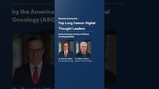 Top Lung Cancer Digital Thought Leaders by the American Society of Clinical Oncology ASCO [upl. by Eceirahs841]