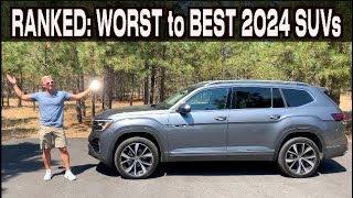 Ranking the Worst to Best 2024 Midsize SUVs [upl. by Ulysses]