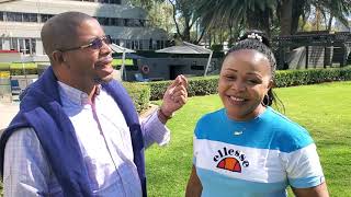 LYDIE NSEYA et le Pasteur Jean Claude en direct de Johannesburg [upl. by Ynnob]