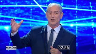 CIRO ATRIBUI A LULA O SURGIMENTO DE BOLSONARO  DEBATE NA BAND [upl. by Marcellina912]