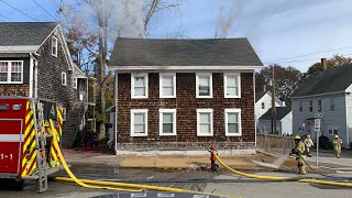 Structure Fire 116 Green St Somersworth NH 10322 [upl. by Ahsemad]