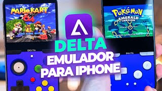 DELTA O Novo Emulador para iPhone  Instalação  Configuração  Testes de Jogos Tutorial 2024 [upl. by Elocyn]