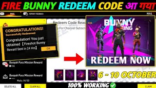 FREE FIRE REDEEM CODE TODAY 7 OCTOBER REDEEM CODE FREE FIRE  FF REDEEM CODE TODAY 7 OCTOBER [upl. by Rellim26]