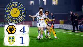 Highlights  Wolves U21 41 Leeds United U21  Premier League 2 [upl. by Aldarcie]