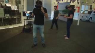 Snooker champion Ronnie OSullivan failing big time at this Virtual Reality game [upl. by Reis]